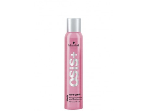 Schwarzkopf Osis+ Soft Glam Strong Glossy Holdspray Stiprios Fiksacijos Blizgesio Suteikiantis Lakas 200 ML